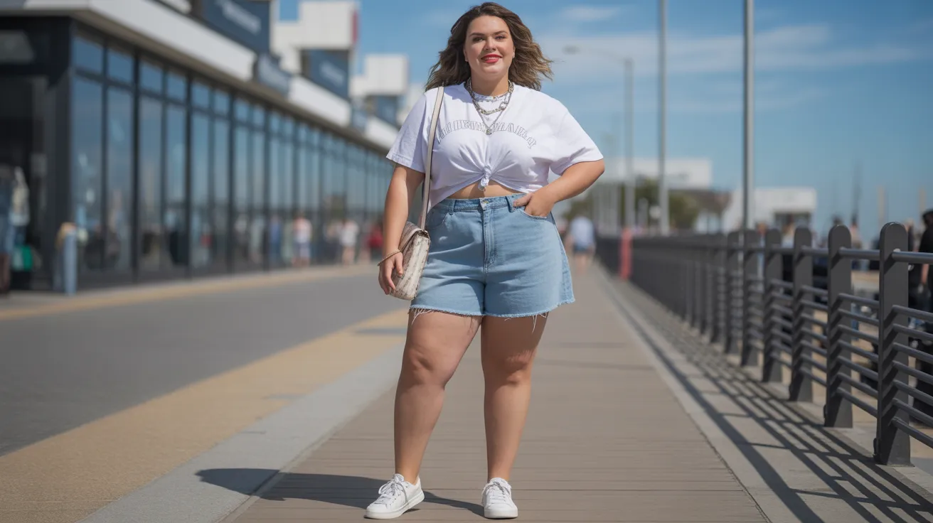Denim Shorts Combo
