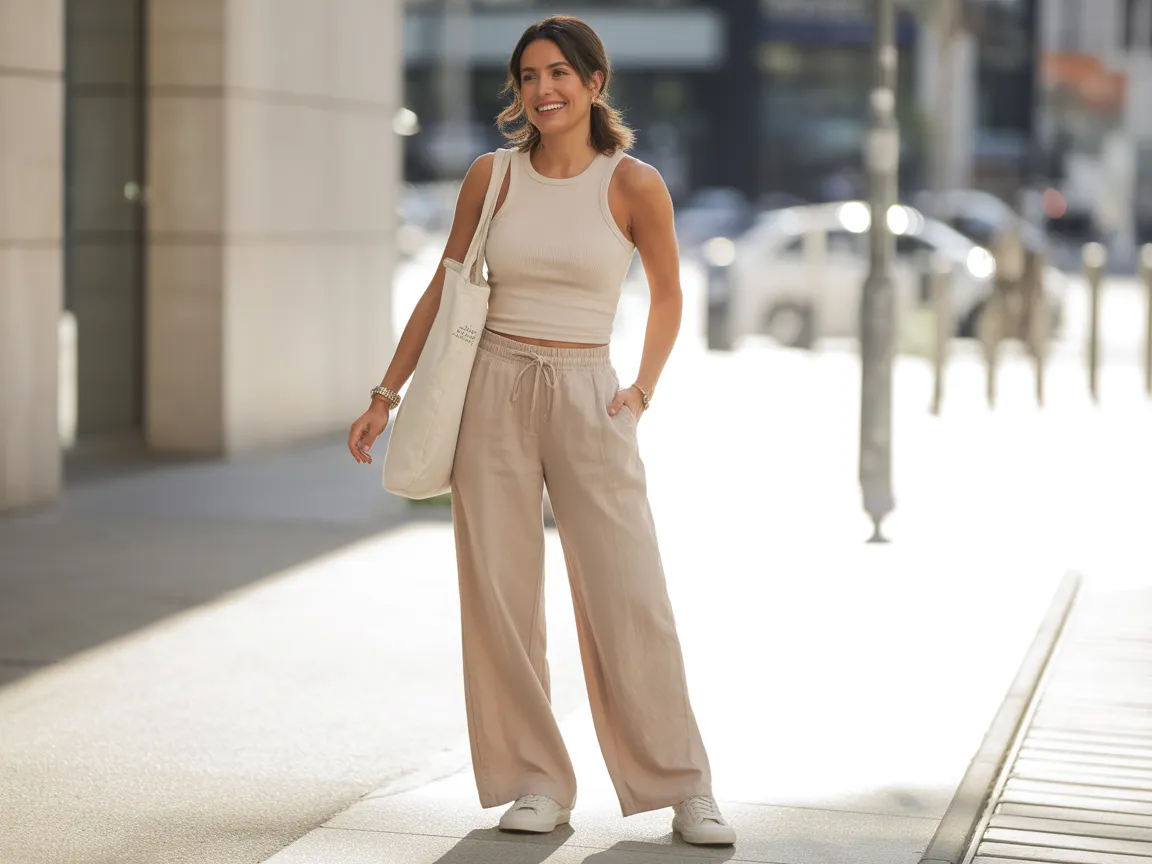 Tank & Wide-Leg Pants