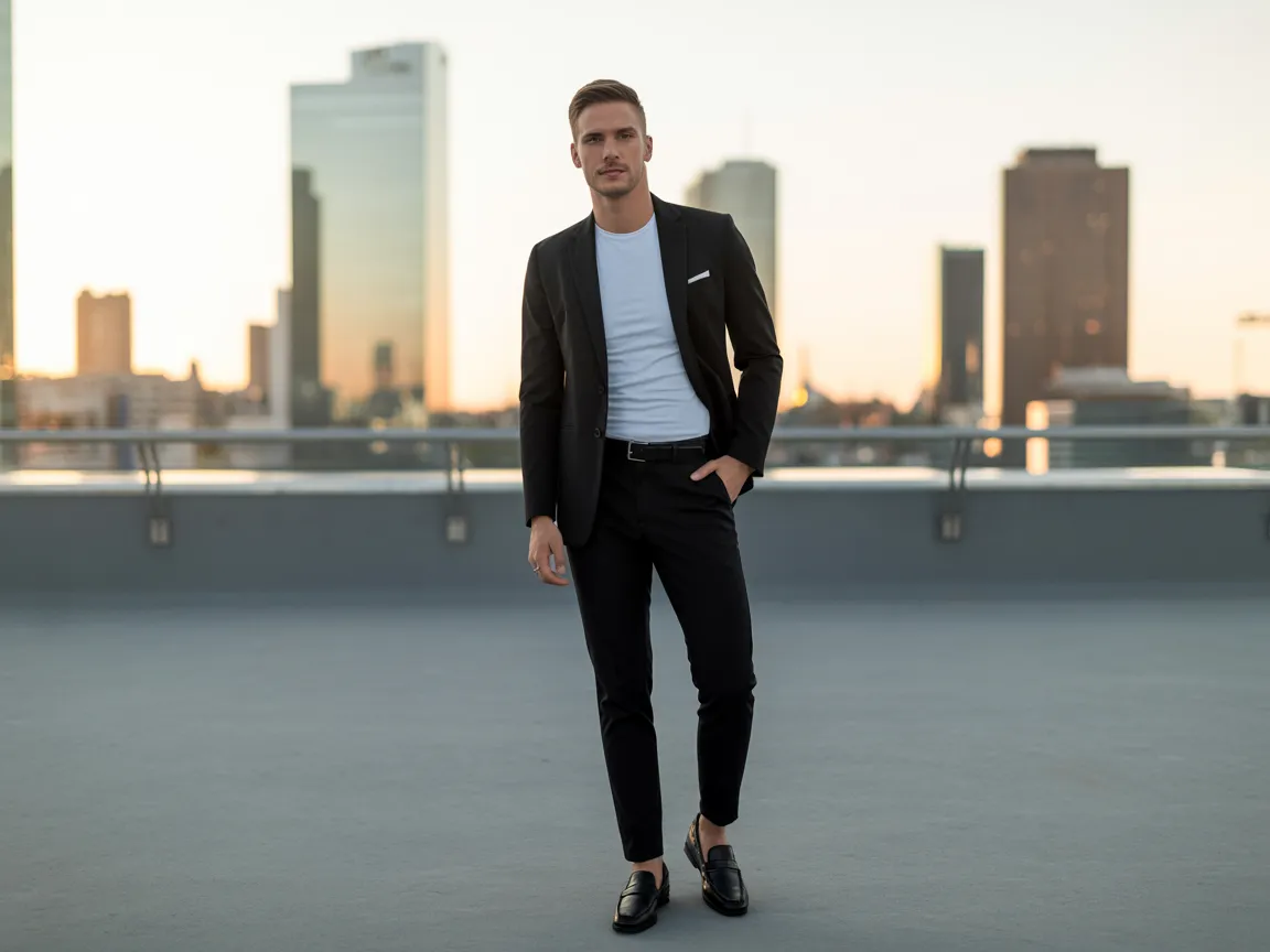 Black Suit Contrast