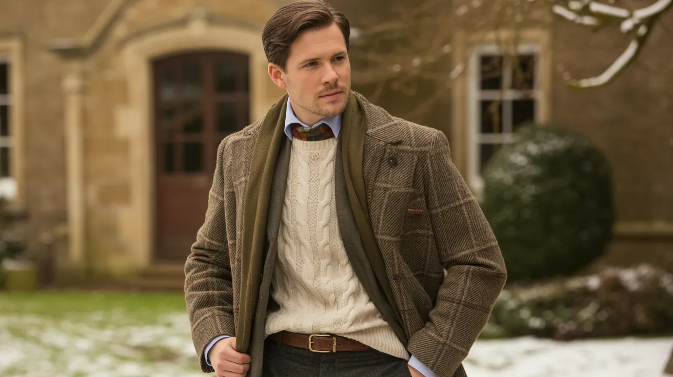Brown Tweed Layers