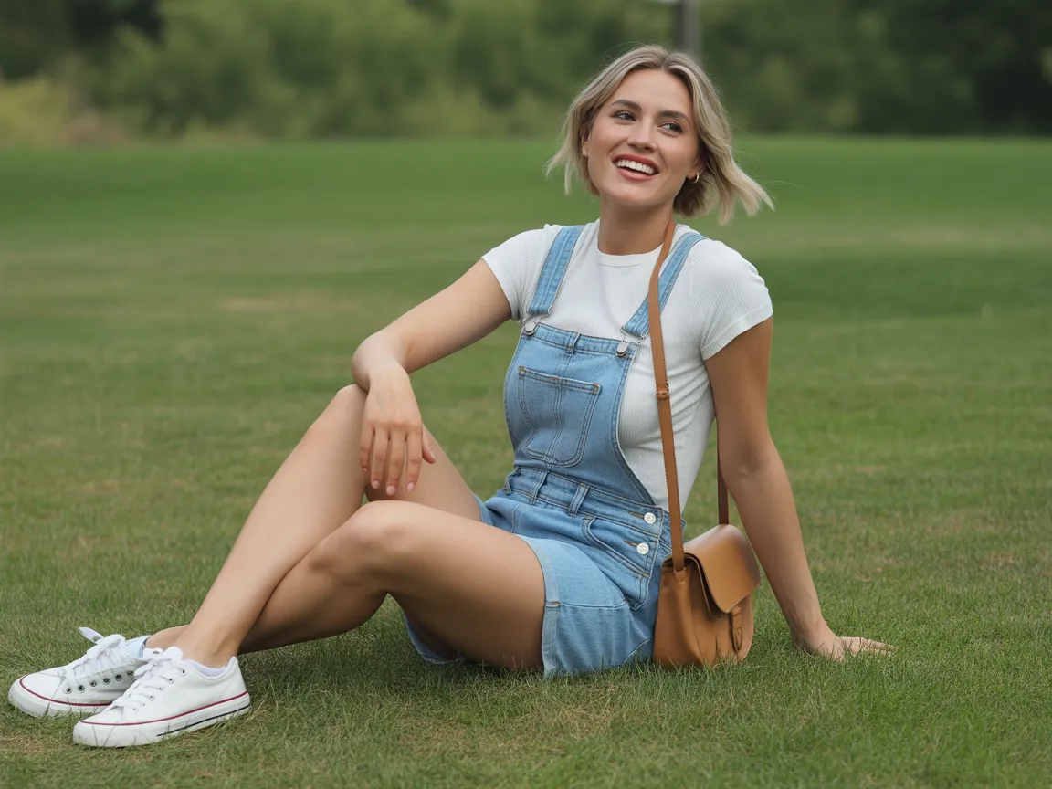Denim Overall Style