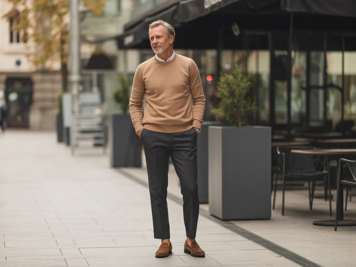 Neutral Knitwear Look