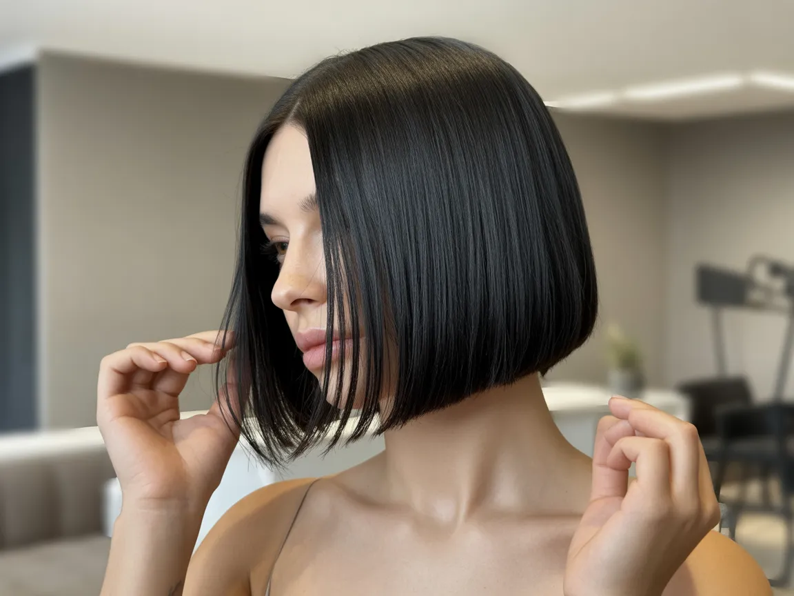 Sleek Straight Bob