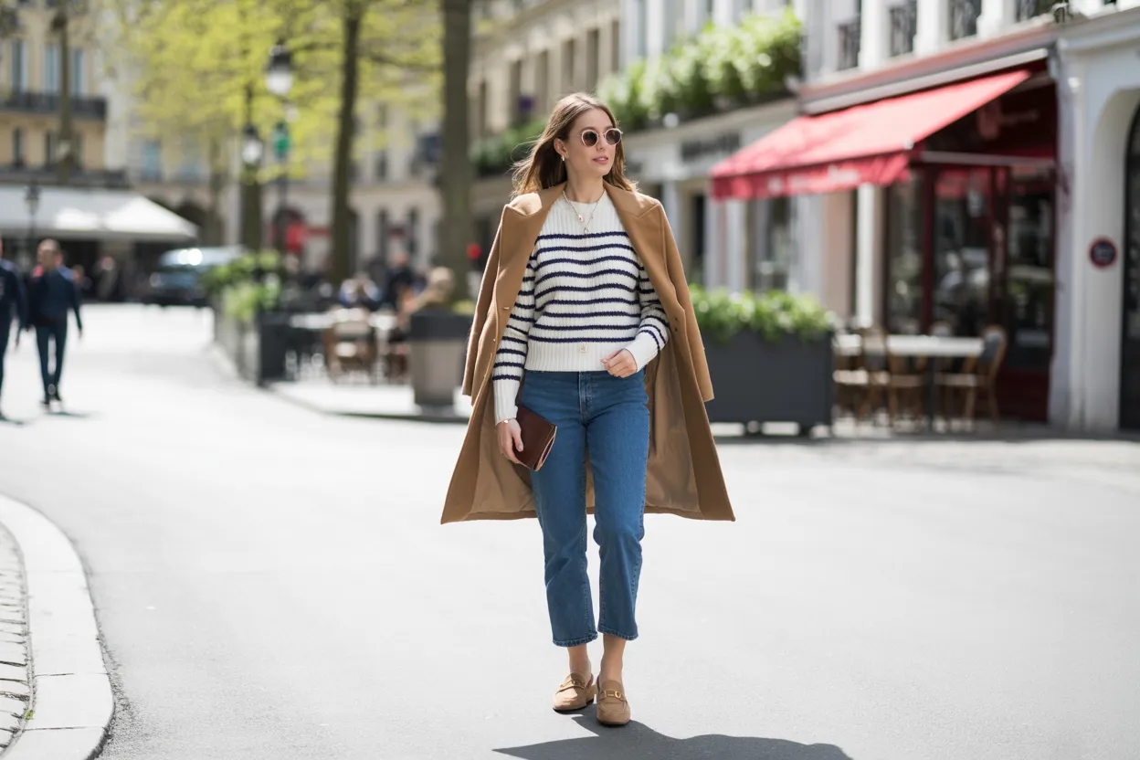 Striped Sweater Look