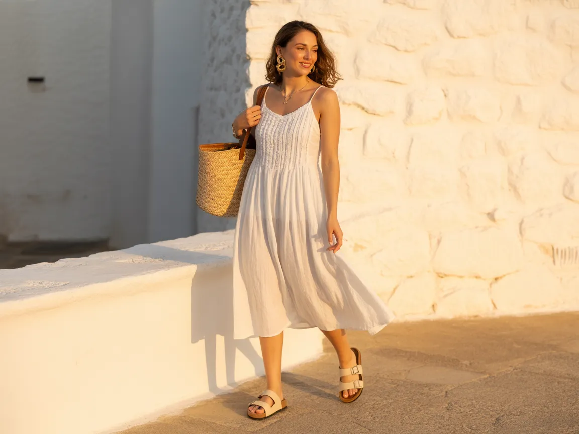 White Dress Minimalism