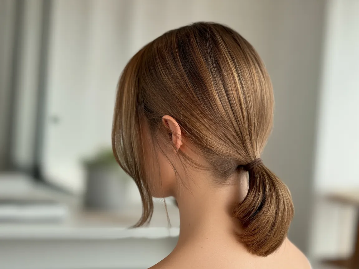 Ponytail with Bangs