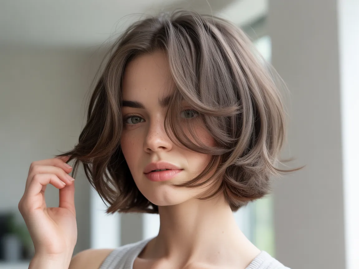 Short Butterfly Bob
