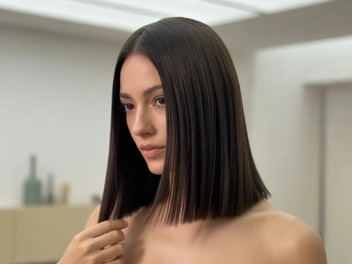 Simple Straight Down Look