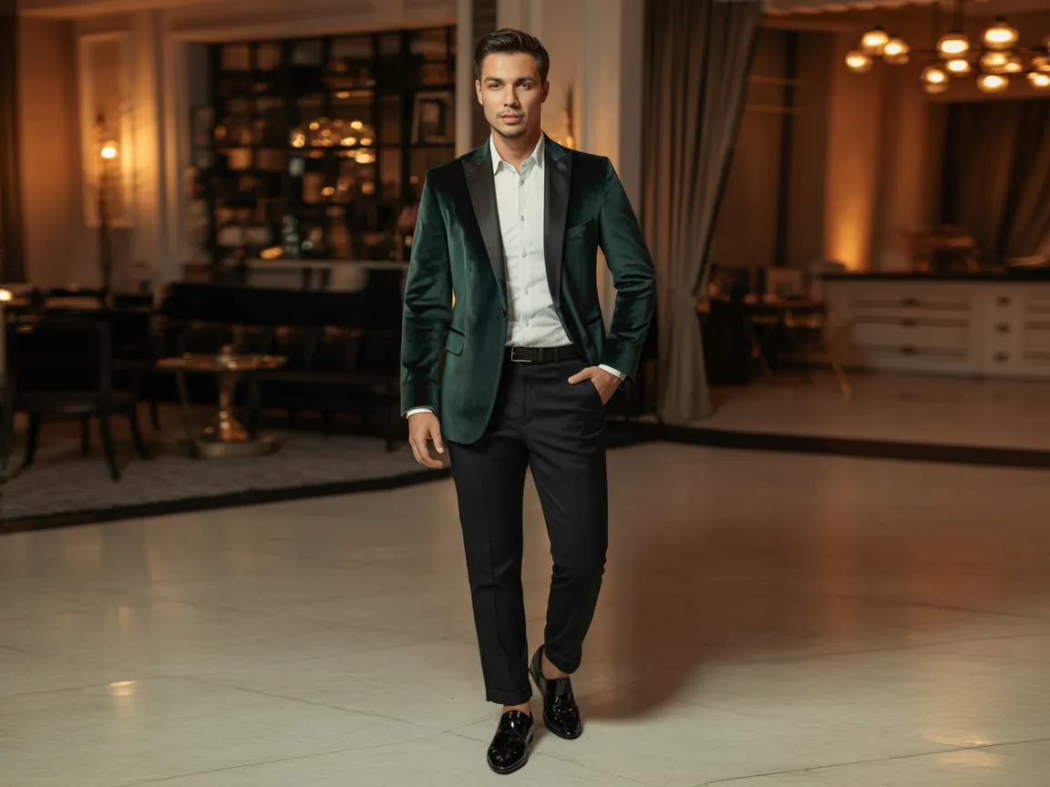 Velvet Evening Look