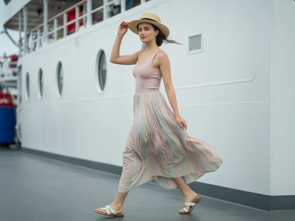 Flowing Skirt Combo