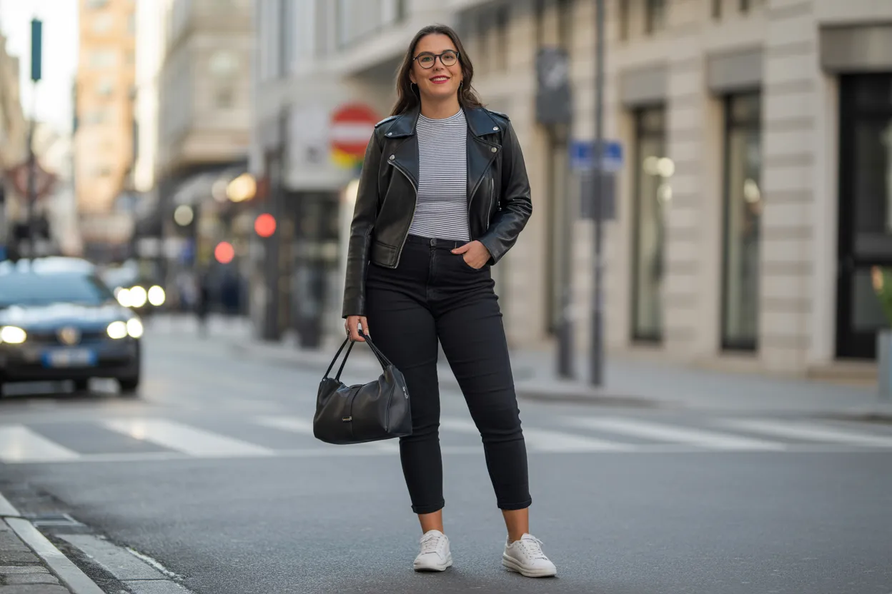 Leather Jacket Casual