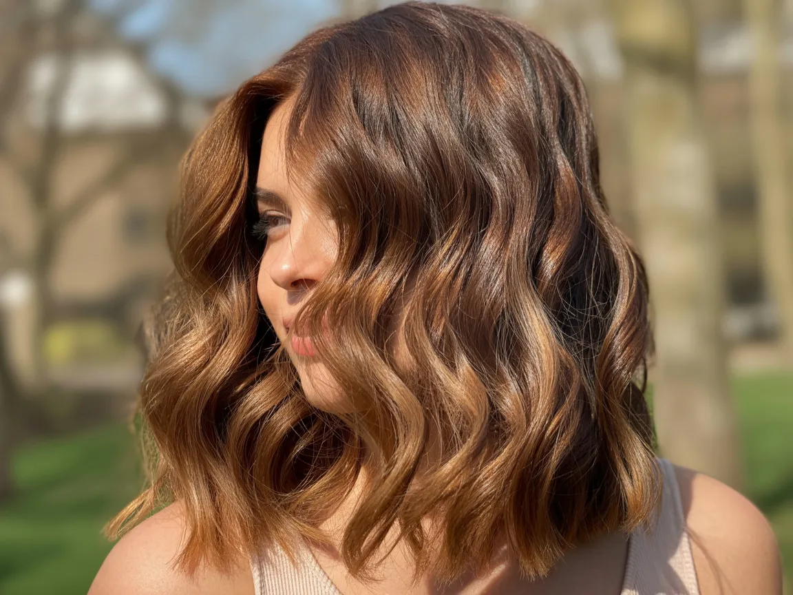Maple Brown Waves