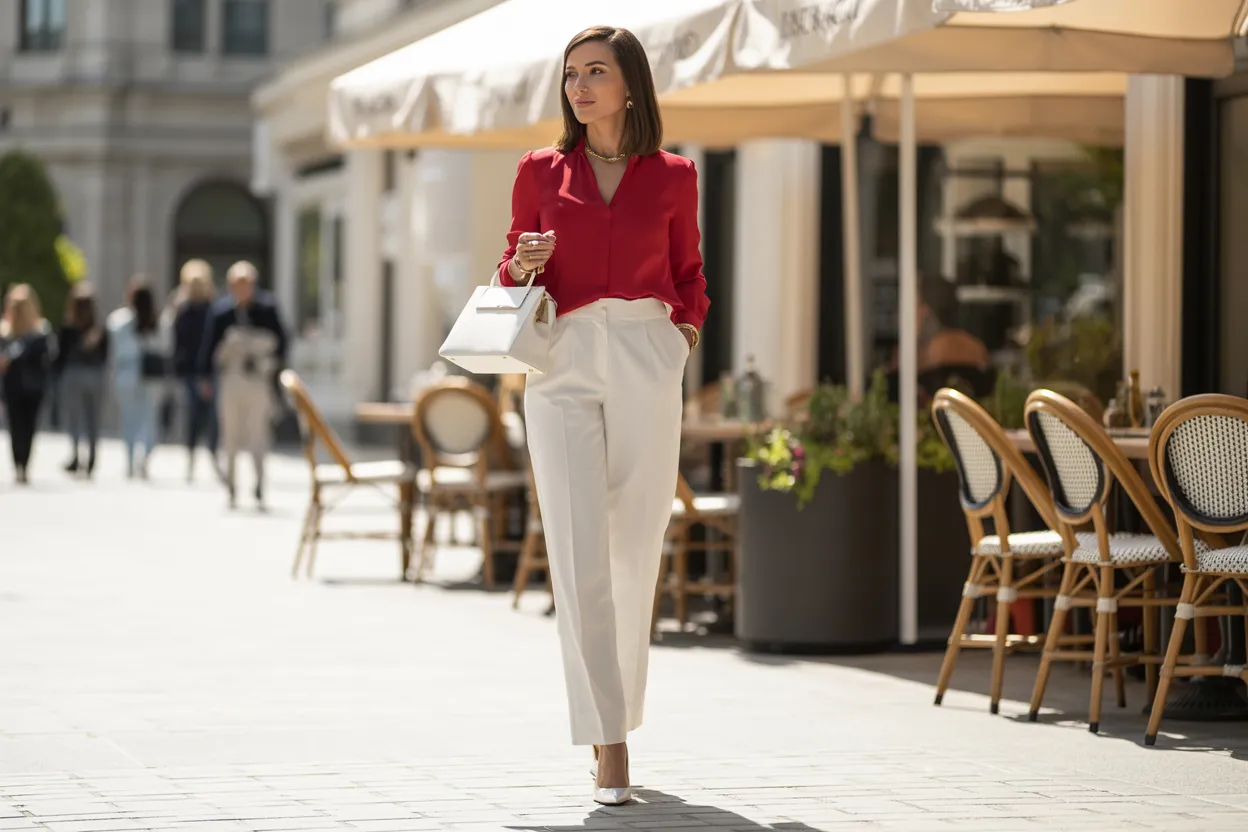 Red and White Chic