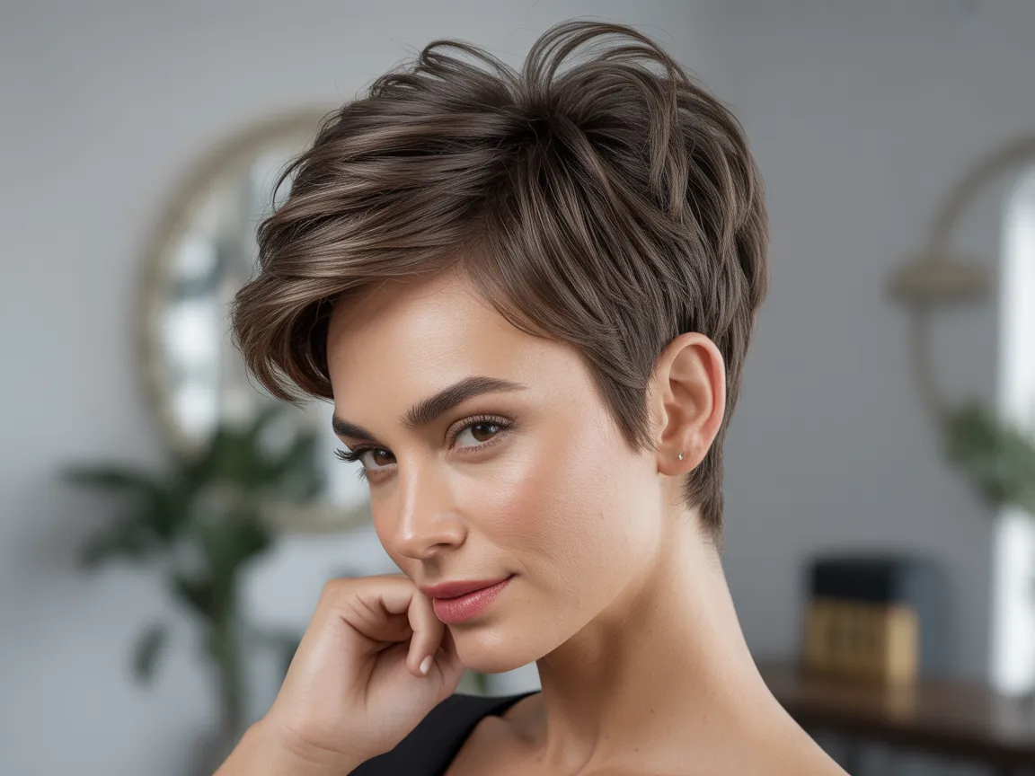 Short Voluminous Pixie