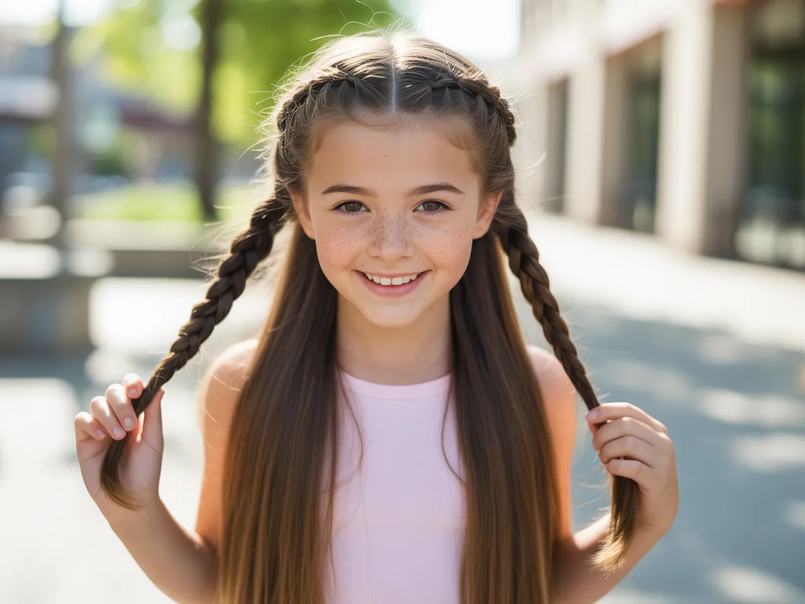 Cute Double Braids