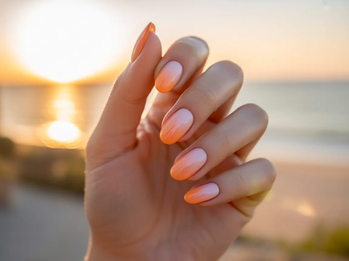 Pink & White French Tips