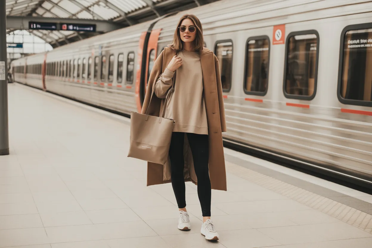 Relaxed Airport Look