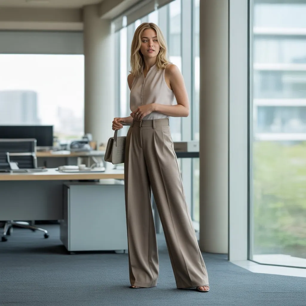 Wide Leg Trousers