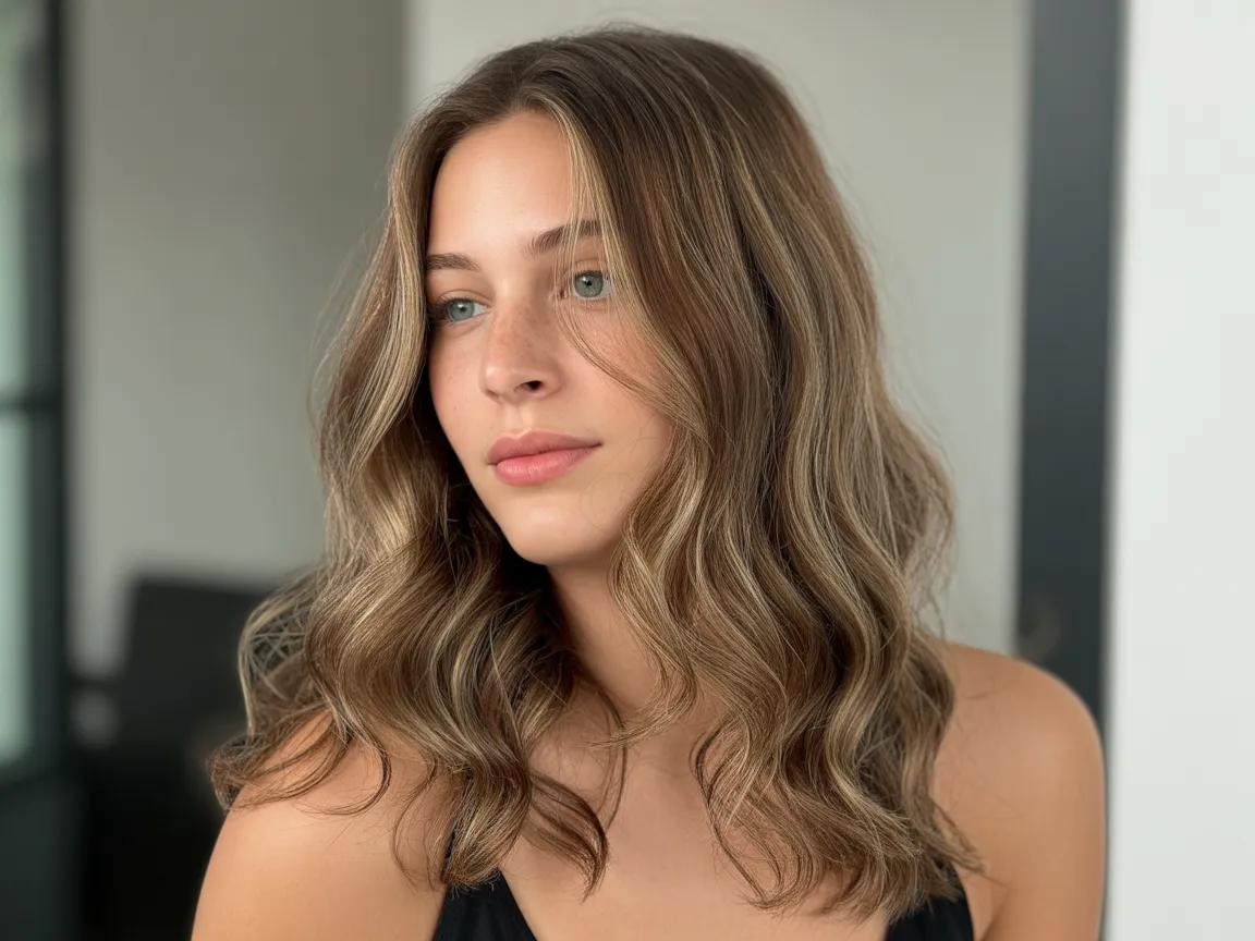 Brown With Face Highlights