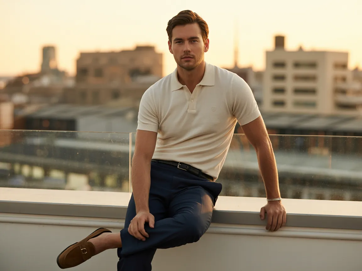 Knit Polo Elegance