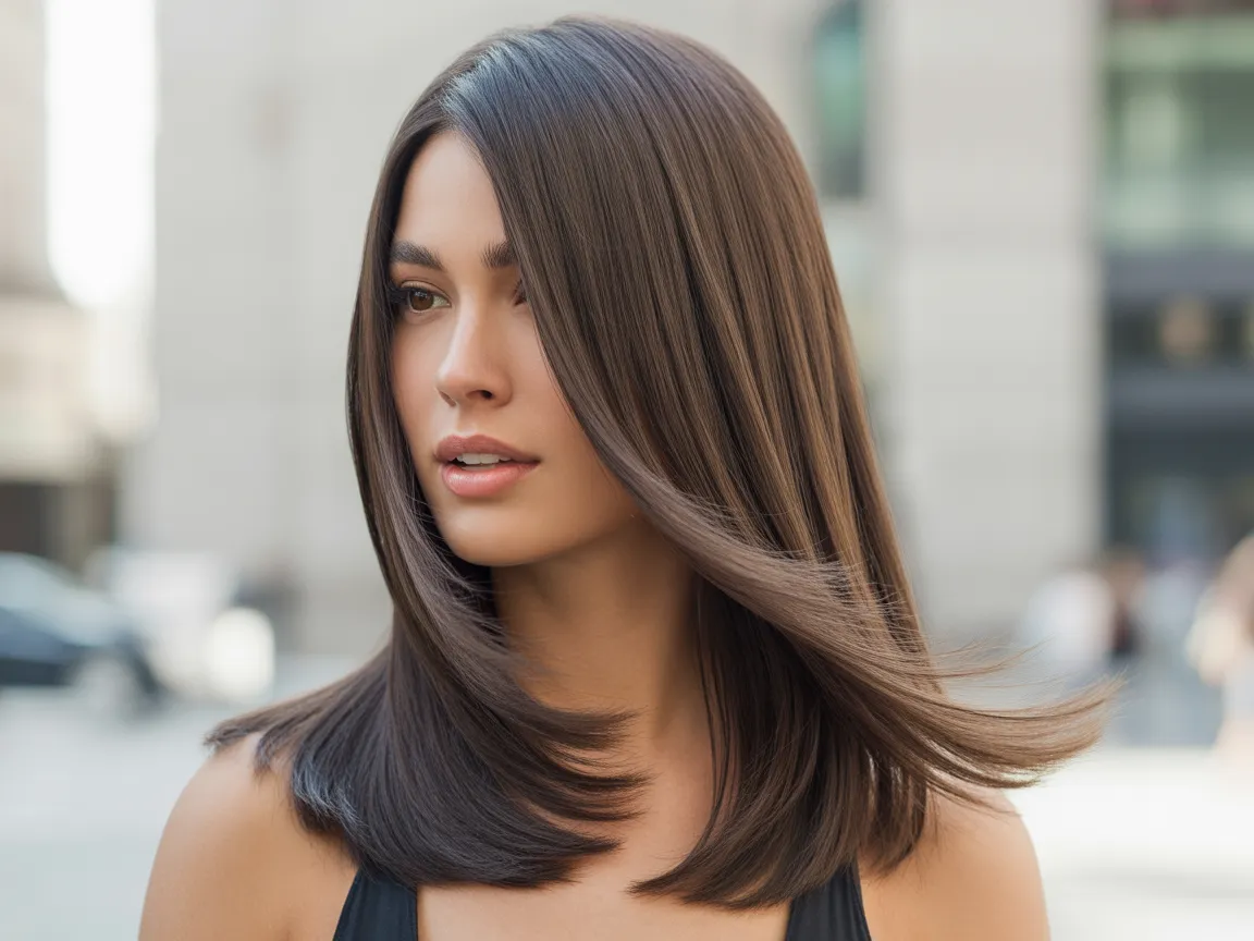 Long Straight Layers with Side Part