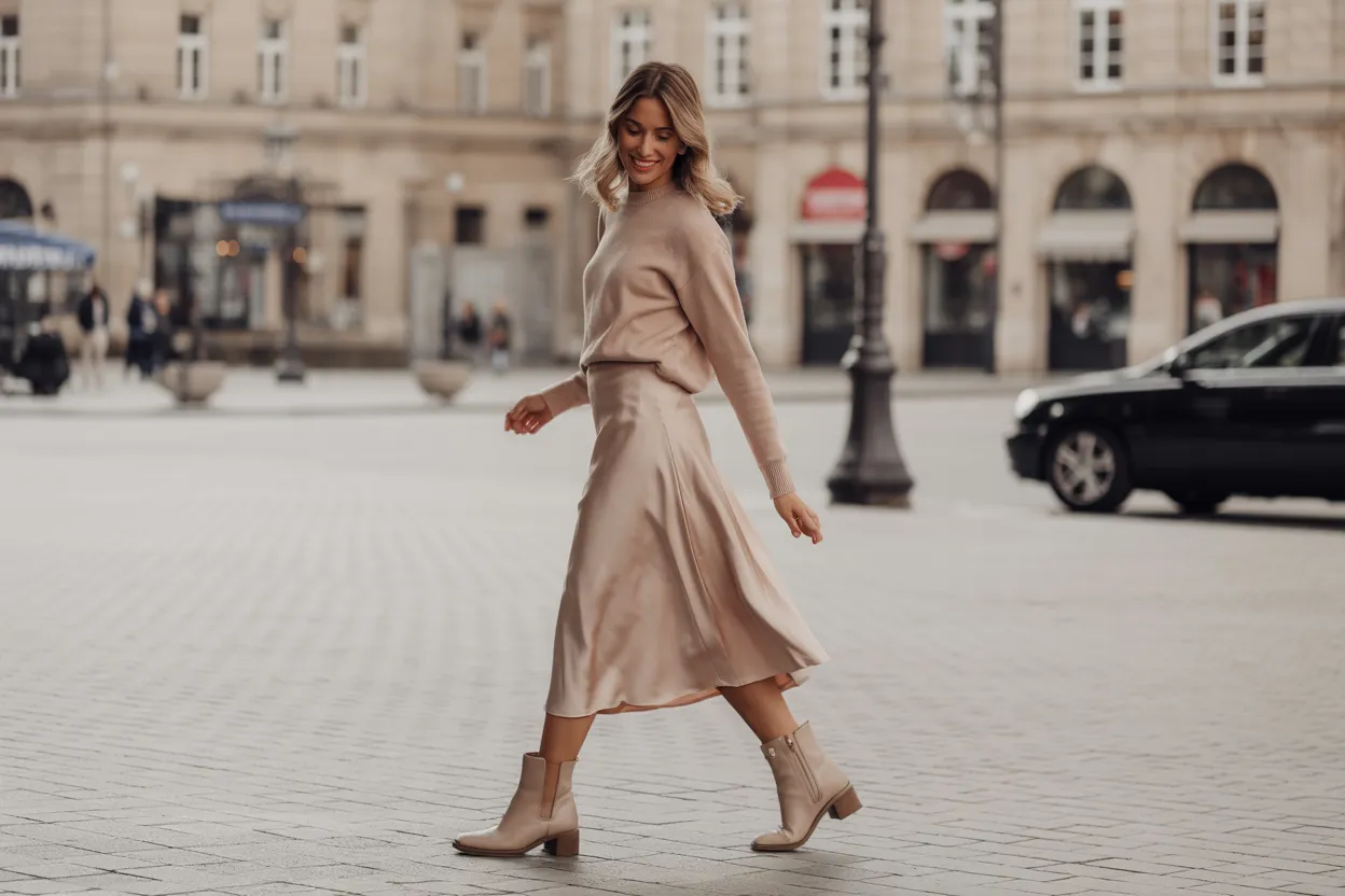 Midi Skirt Layers