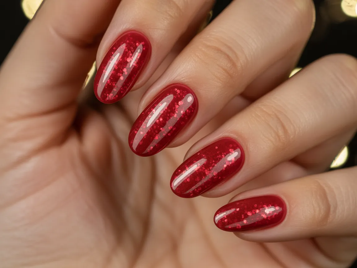 Red Glitter Glam