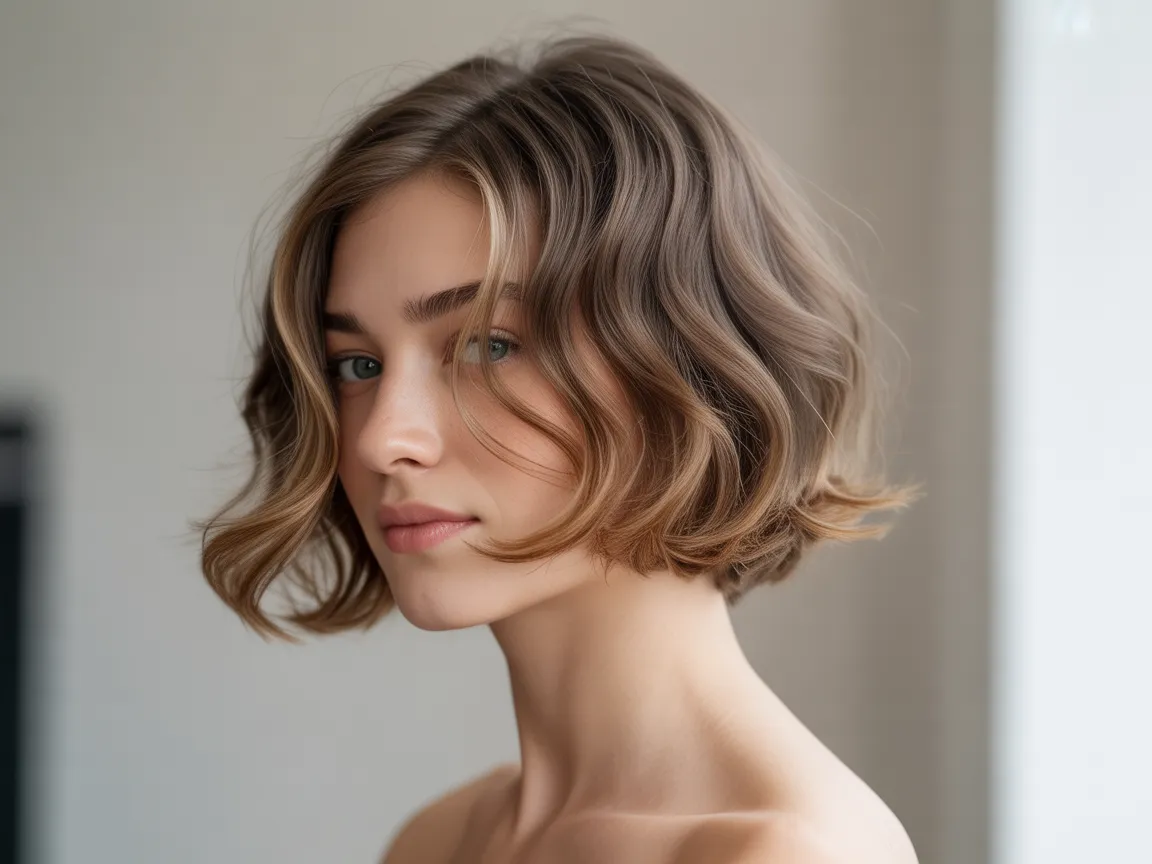 Textured Short Bob