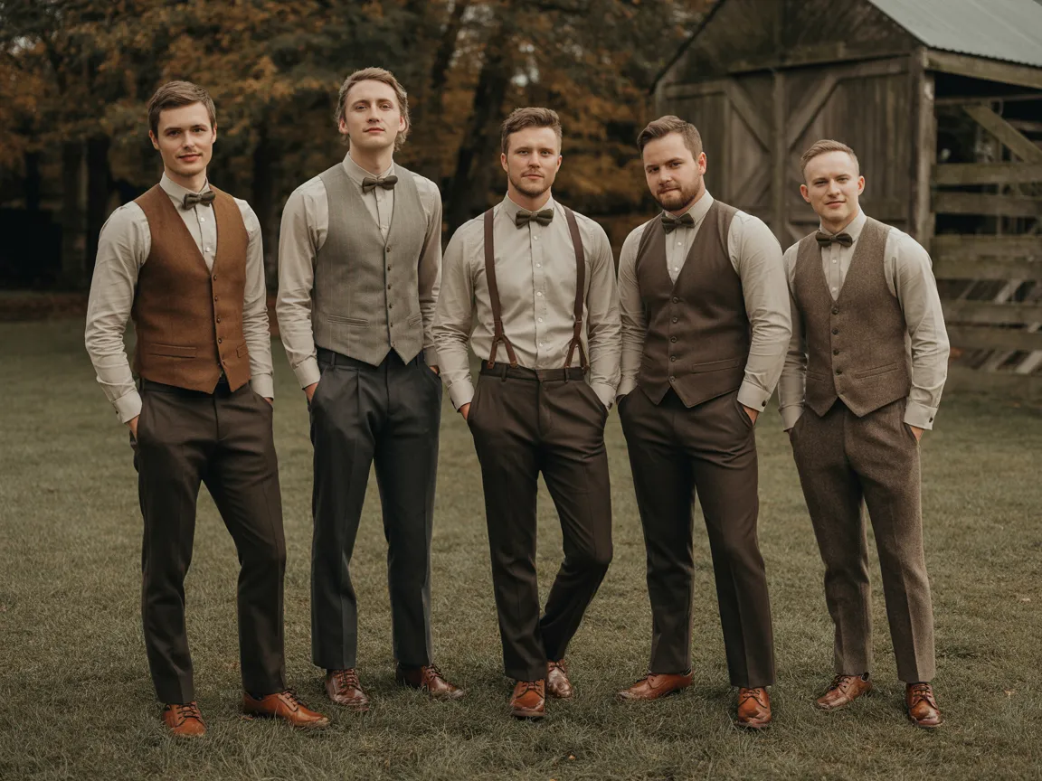 Vintage Rustic Tweed