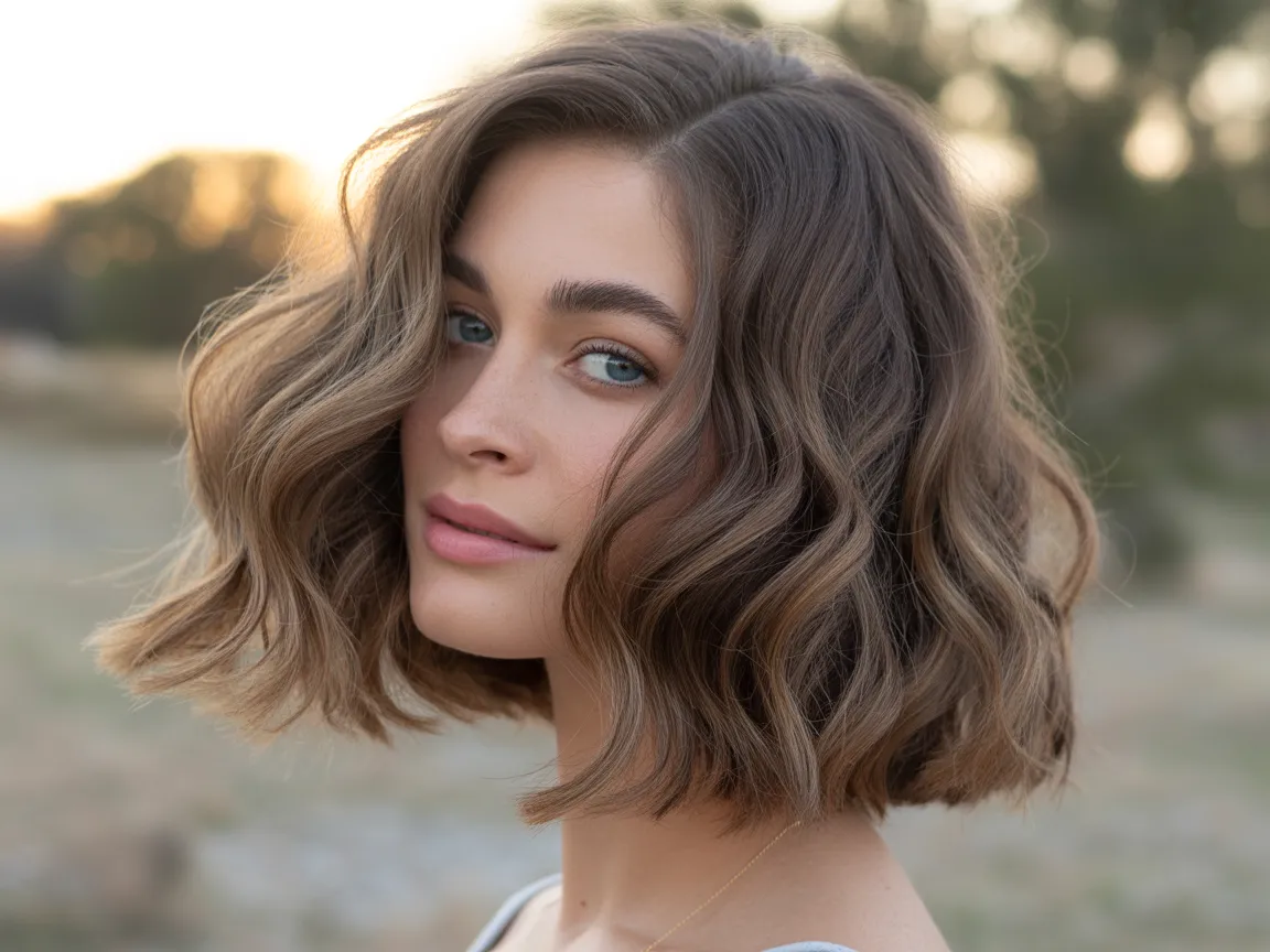 Wavy Short Lob