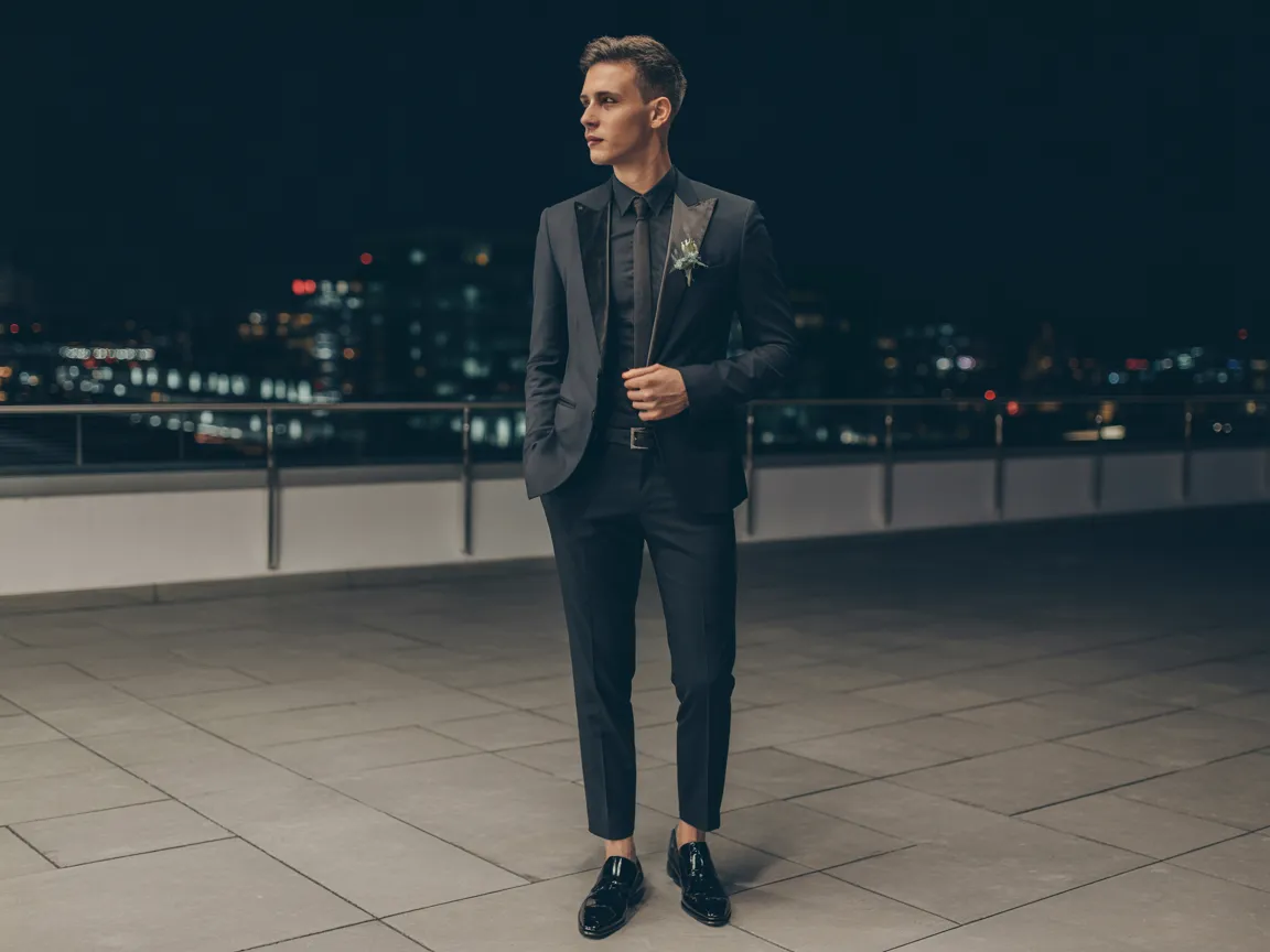 All-Black Modern Fit