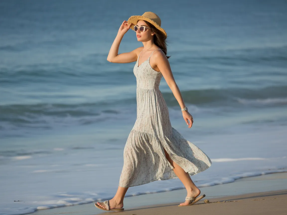 Beachy Maxi Look