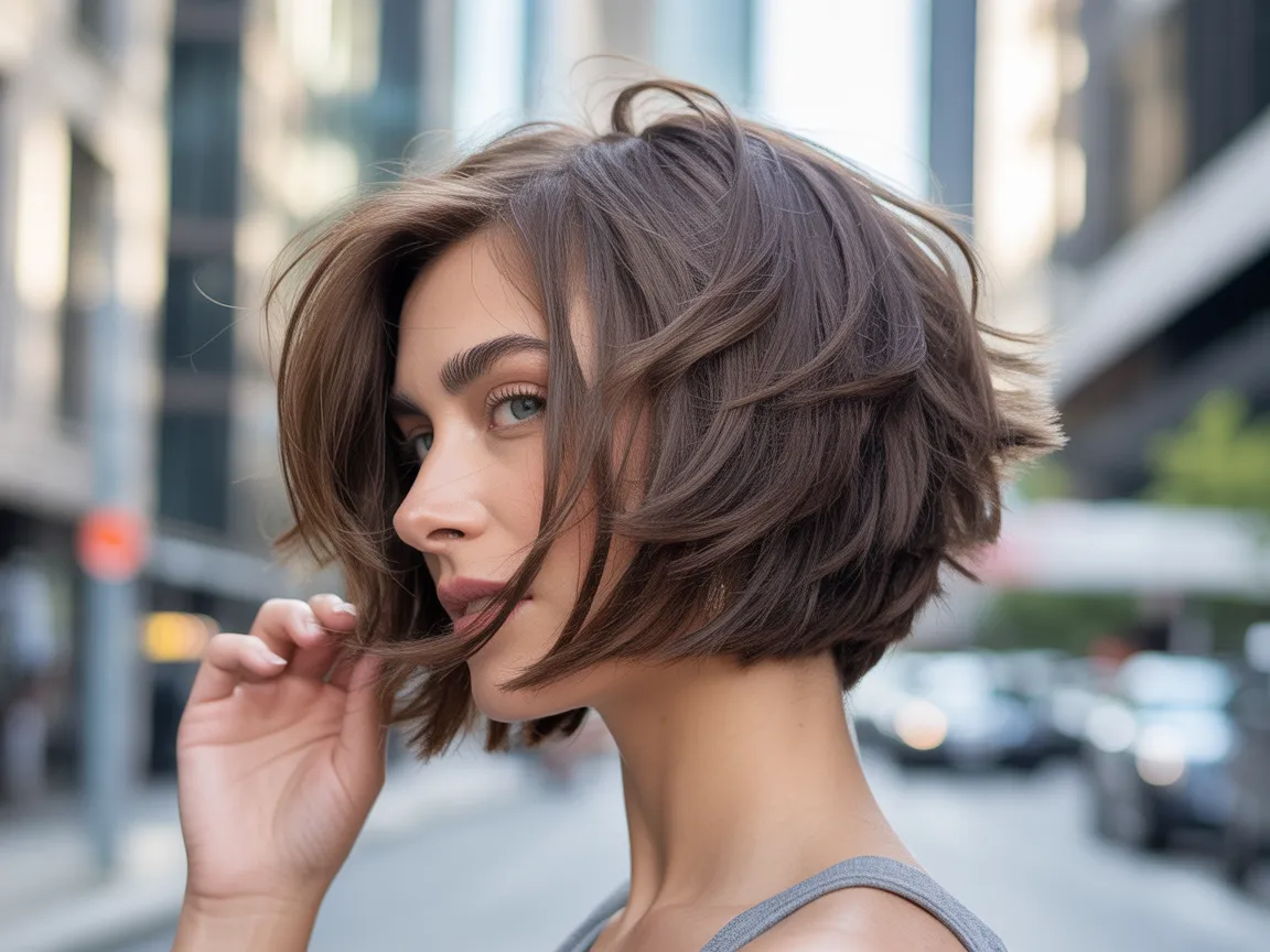Choppy Layered Bob