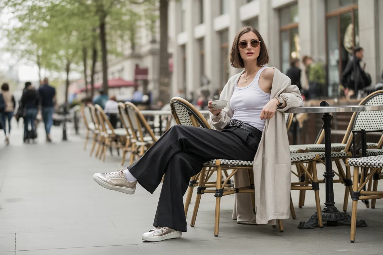 Wide-Leg Trousers