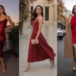 Beautiful Red Dress Outfit Ideas