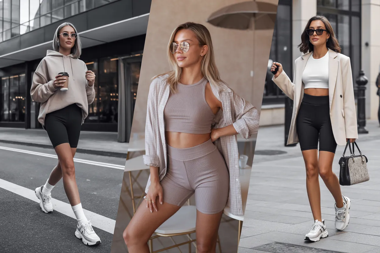 Casual Sporty Outfits with Biker