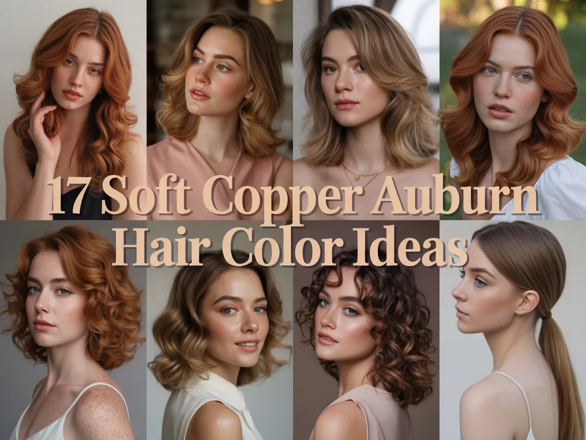 auburn hair color 2026 guide soft copper ideas