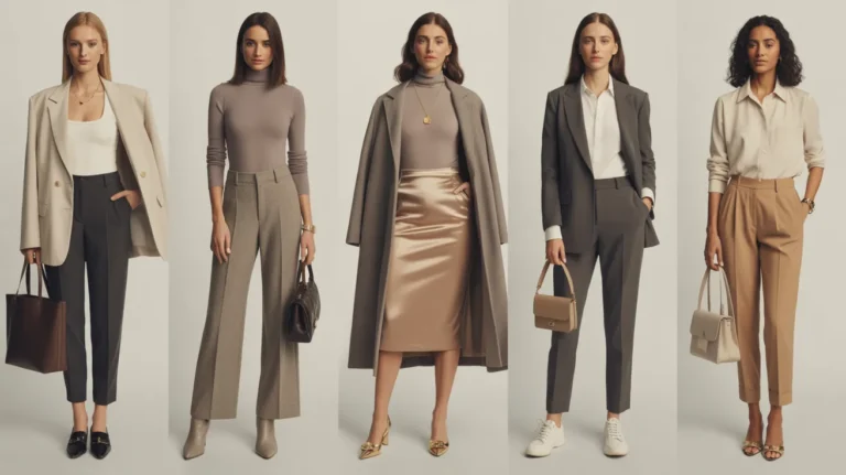 casual outfits for women 2026 trendy business style