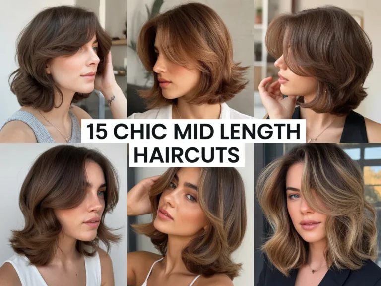 chic mid length haircuts 2026 fine hair layers