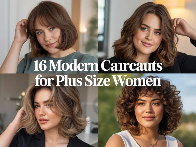 modern haircuts for plus size women 2026 flattering