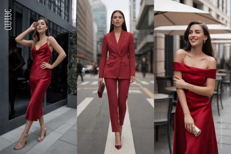 red outfit ideas elegant