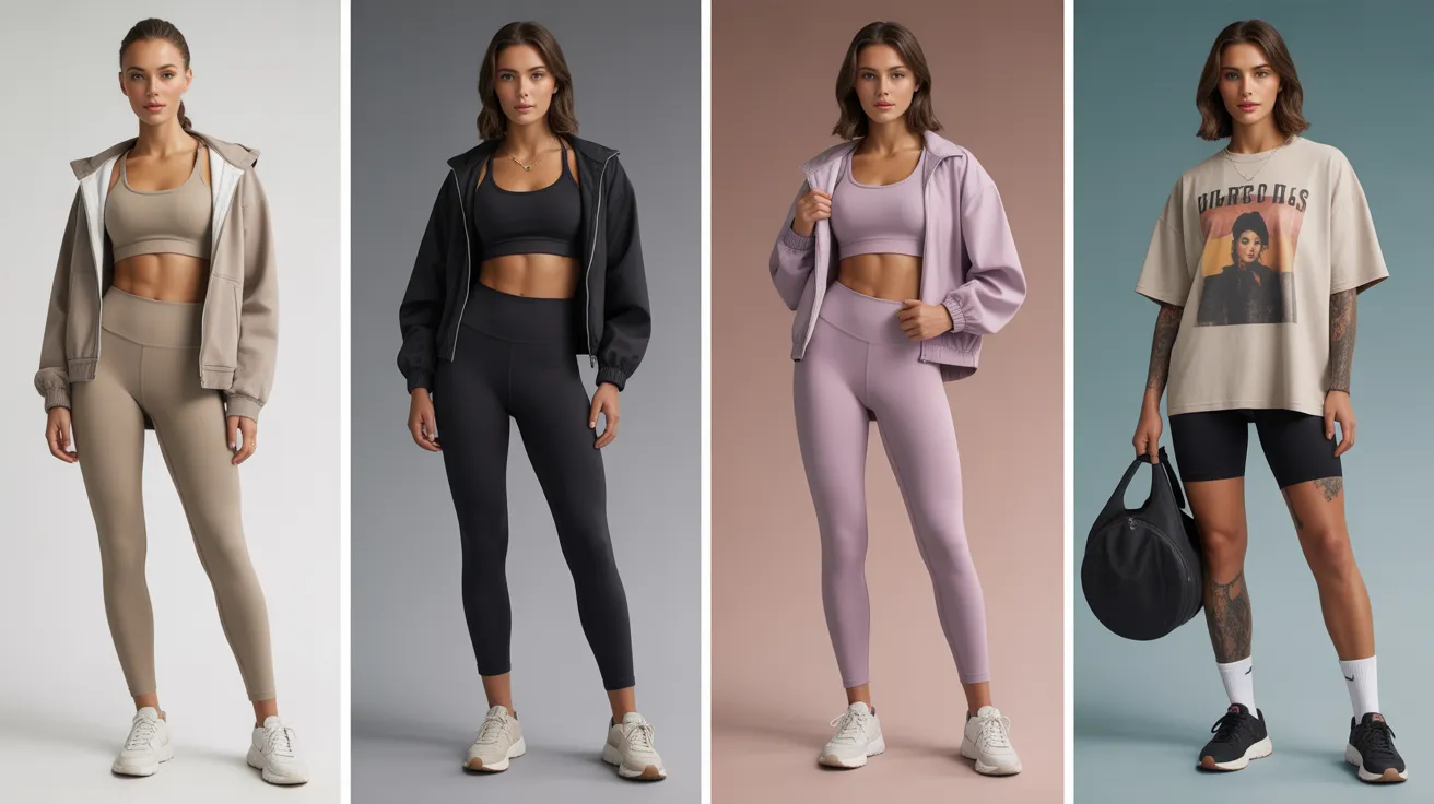stylish women workout outfits 2026 aesthetic