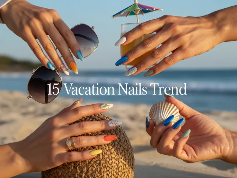 vacation nails trend 2026 tropical ideas