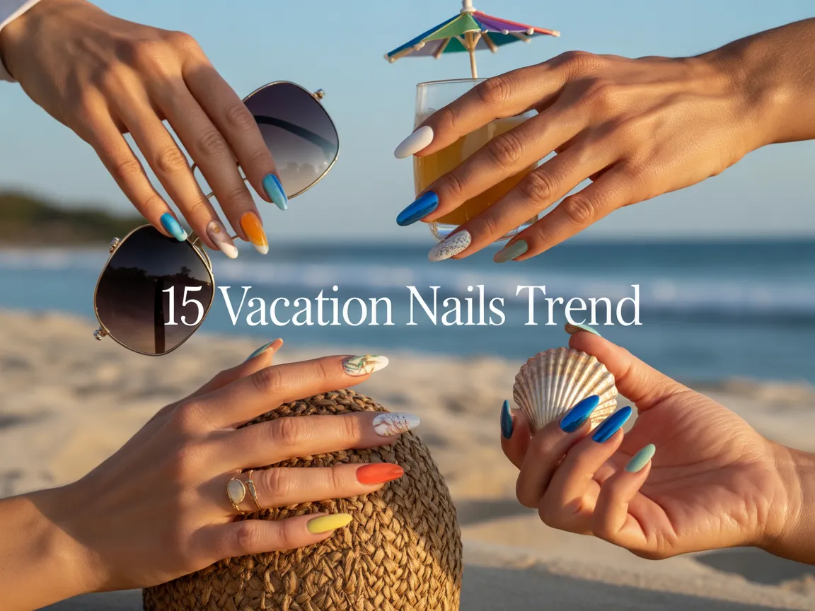 vacation nails trend 2026 tropical ideas