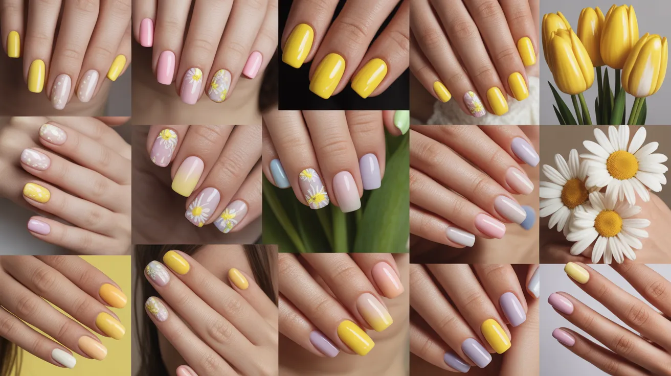 yellow nails new ideas 2026 pastel