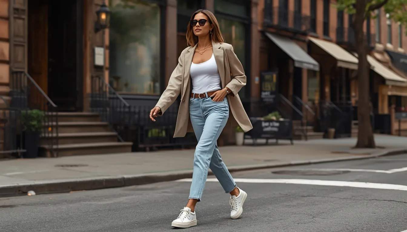 Relaxed Denim Layers