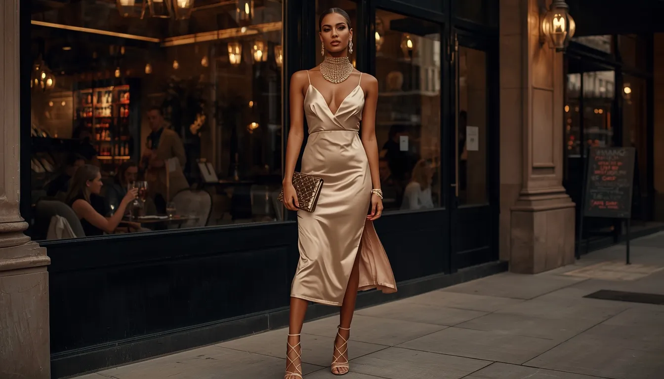 Satin Slip Dress
