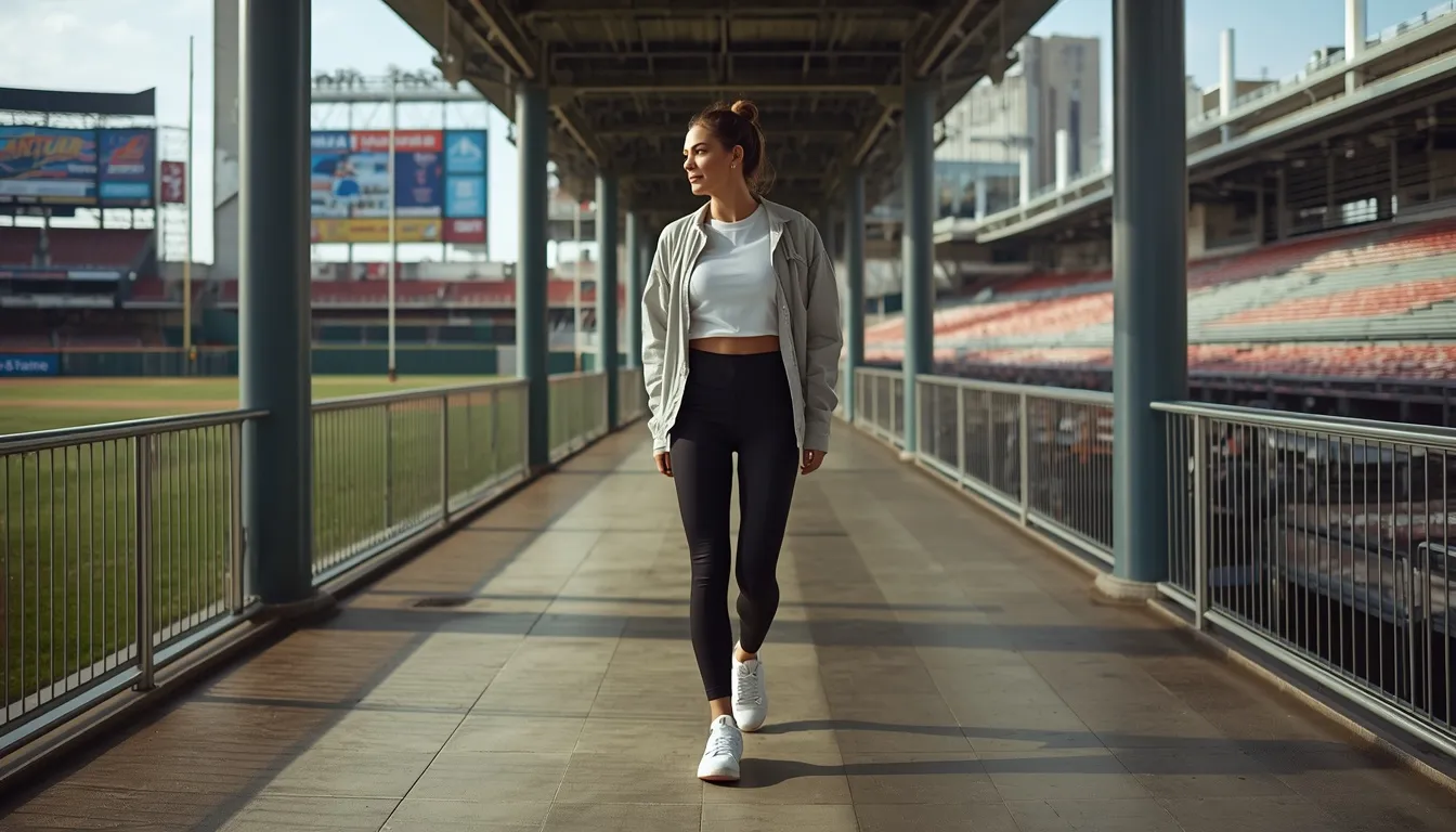 Leggings & Sneakers
