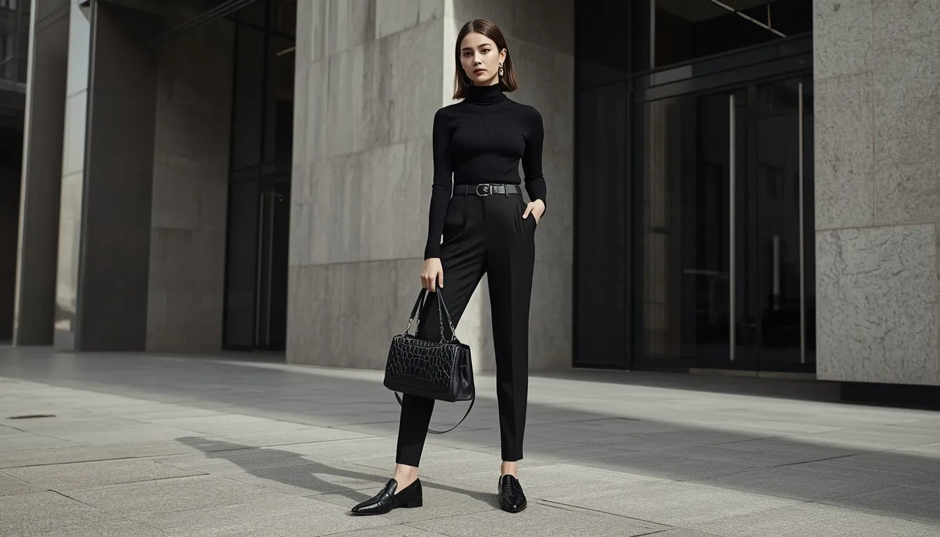 All-Black Chic Look