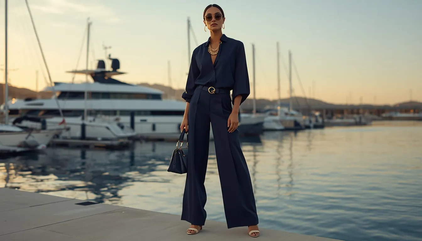 Monochrome Navy Luxe